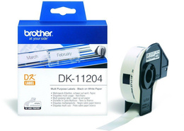 Etykieta BROTHER DK-11204 17*54mm do QL 500, 550, 560, 570, 580, 650, 700, 710, 720, 1050, 1060 - biała