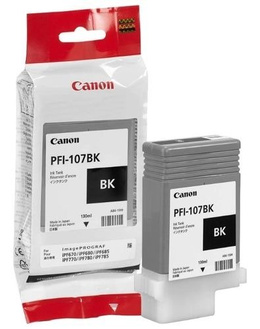 Tusz CANON 6705B001, PFI-107BK do Canon iPF670, iPF680, iPF685, iPF770, iPF780, iPF785 - czarny