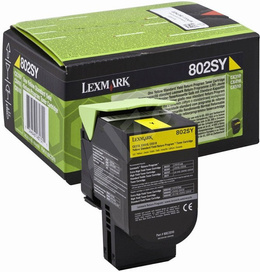 Toner LEXMARK 80C2SY0 - 802SY do CX310, CX410, CX510 - yellow