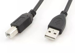 Przewód USB 2.0 A-B M-M Męsko-Męski - 3,0m czarny - kabel do drukarek i skanerów