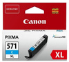 Tusz CANON CLI571CXL, 0332C001 do Pixma 5700, 5750, 5751, 5752, 6800, 6850, 6851, 6852, 6853, 7700, 7750, 7751, 7752, 7753, TS5050, 6050, 8050, 8051, 8052, 9055 - cyan