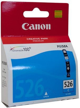 Tusz CANON CLI-526C, 4541B001 do MG5140, 5150, 5250, 5340, 5350, 6150, 6250, 8150, 8240, 8250, MX715, 884, 885, 895, iP4850, 4950, iX6550 - cyan