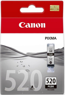 Tusz CANON PGI-520BK, 2932B001 do Pixma MP540, 550, 560, 620, 630, 640, 980, 990, MX860, 870, IP3600, 4600, 4700 - czarny