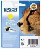Tusz EPSON T0714 - C13T07144011 do D120, 78, 92, DX4000, 4400, 5000, 6000, 7000F, 7450, 8450, 9200, 9400F, Office B40, BX300, 310, 510, 600, 610, S20, S21, SX100, 105, 110, 115, 200, 205, 210, 215, 218, 400, 405, 410, 415, 417, 510, 515, 600 - yellow