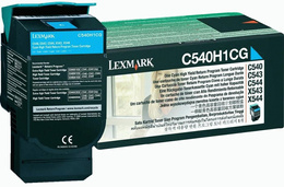 Toner LEXMARK C540H1CG do C540, C543, C544, C546, X543, X544, X546, X548 - cyan