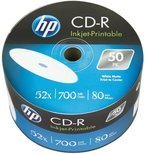 Płyty CD-R 700MB x52  50 szt. HP do nadruku printable