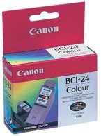 Tusz CANON BCI-24C, 6882A002 do S200, S300, i250, i320, i350, i455, i475D, MPC: 190, 200, MP: 100, 130, 360, 370, 390, iP: 1000, 1500, 2000 - kolorowy