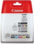 Tusz Canon 2078C005, CLI581CMYK, + PGI-580BK, zastaw tuszy do Canon Pixma - CMYK+ black