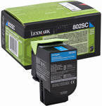 Toner LEXMARK 80C2SC0 - 802SC do CX310, CX410, C510 - cyan