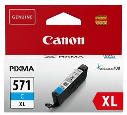 Tusz CANON CLI571CXL, 0332C001 do Pixma 5700, 5750, 5751, 5752, 6800, 6850, 6851, 6852, 6853, 7700, 7750, 7751, 7752, 7753, TS5050, 6050, 8050, 8051, 8052, 9055 - cyan
