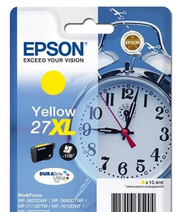 Tusz Epson C13T27144012 do WF-7210DTW, 7710, 3620, 3640, 7110, 7610, 7620 - żółty - tusz z multipaka