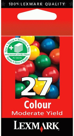 Tusz LEXMARK 10NX227E - 27 do X72, 74, 75, 1110, 1155, 1180, 1185, 1195, 1250, 2230, 2250, Z13, 23, 24, 31, 35, 60, 515, 612, 615, 645 - kolorowy