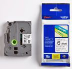 Taśma BROTHER TZe-111, TZe111, TZ-111, TZ111, 6mm do P-Touch 18R, 210E, 220, 300, 310, 540, 750,1000, 1250, 1800, 1950VP, 2030VP, 2100VP, 2400, 2500PC, 2700VP, 3600, 7100VP, 7600VP, 9200DX, 9500PC, 9700PC, 9800PCN, H-105, RL-700S