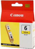 Tusz CANON BCI-6Y, 4708A002 do MP750, 760, 780, IP3000, 4000, 5000, 6000, 8500, S800, 820, 900, 9000, I560, I865, I950, 965, 990, 9100, 9900, 9950 - yellow