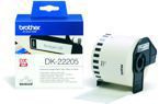 Etykieta BROTHER DK-22205  62mm*30,48m do QL 500, 550, 560, 570, 580, 650, 700, 710, 720, 1050, 1060 - biała