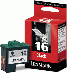 Tusz LEXMARK 10N0016E - 16 do Z601, 602, 603, 605, 13, 23, 25, 33, 35, i3, X75, 1150, 1140, 1130, 1110, Z513, 515, 612, 613, 614, 615, X1155, 1170, 1180, 1185, 2230, 2240, 2250 - czarny