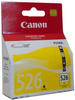 Tusz CANON CLI-526Y, 4543B001 do MG5140, 5150, 5250, 5340, 5350, 6150, 6250, 8150, 8240, 8250, MX715, 884, 885, 895, iP4850, 4950, iX6550 - yellow