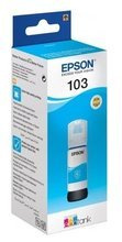 Oryginał Epson Cyan 103, C13T00S24A, tusz do EcoTank L3156, L3160, L5190, L1110, L3110, L3111, L3150, L3151 - cyan