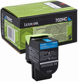 Toner LEXMARK 70C2HC0 - 702HC  do CS310, CS410 - cyan
